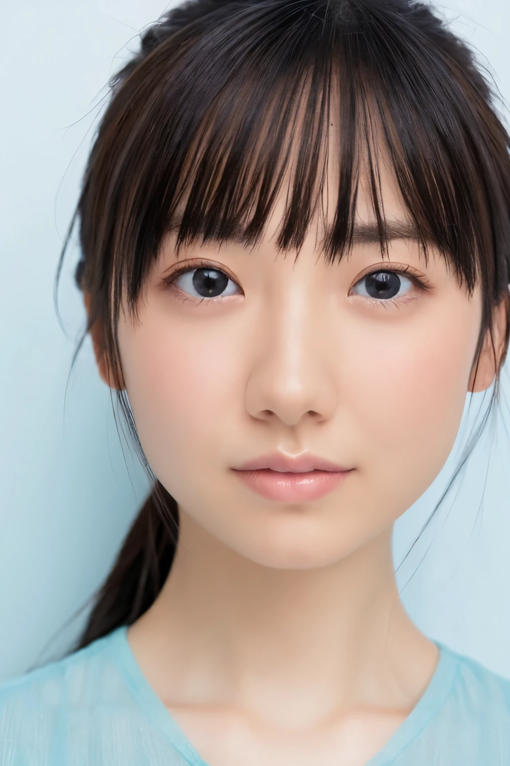 Photogravure, Skinny Japanese woman, detailed face, detailed eyes