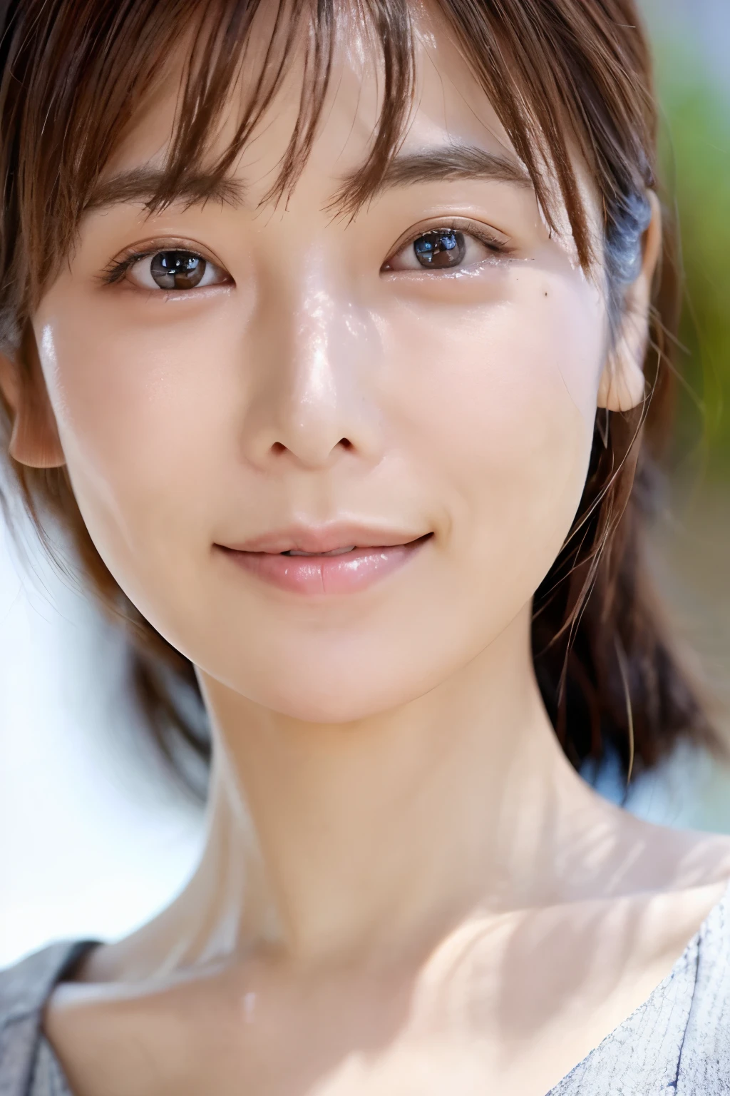 Photogravure, Skinny Japanese woman, detailed face, detailed eyes