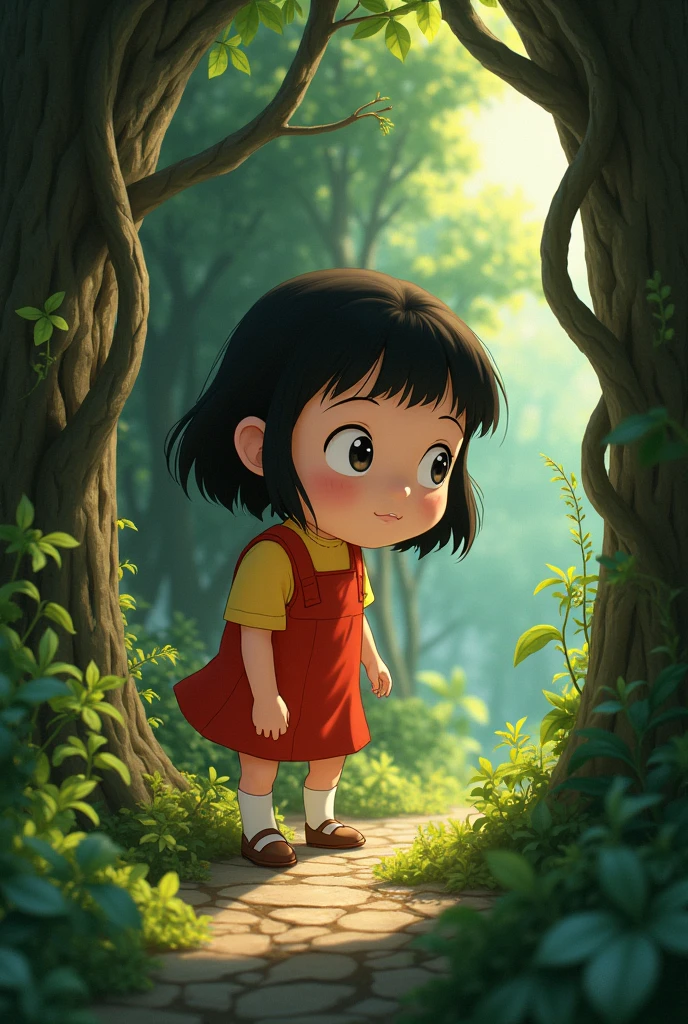 I have painted a scene from arrietty ghilbi scene  make a close thumbnail