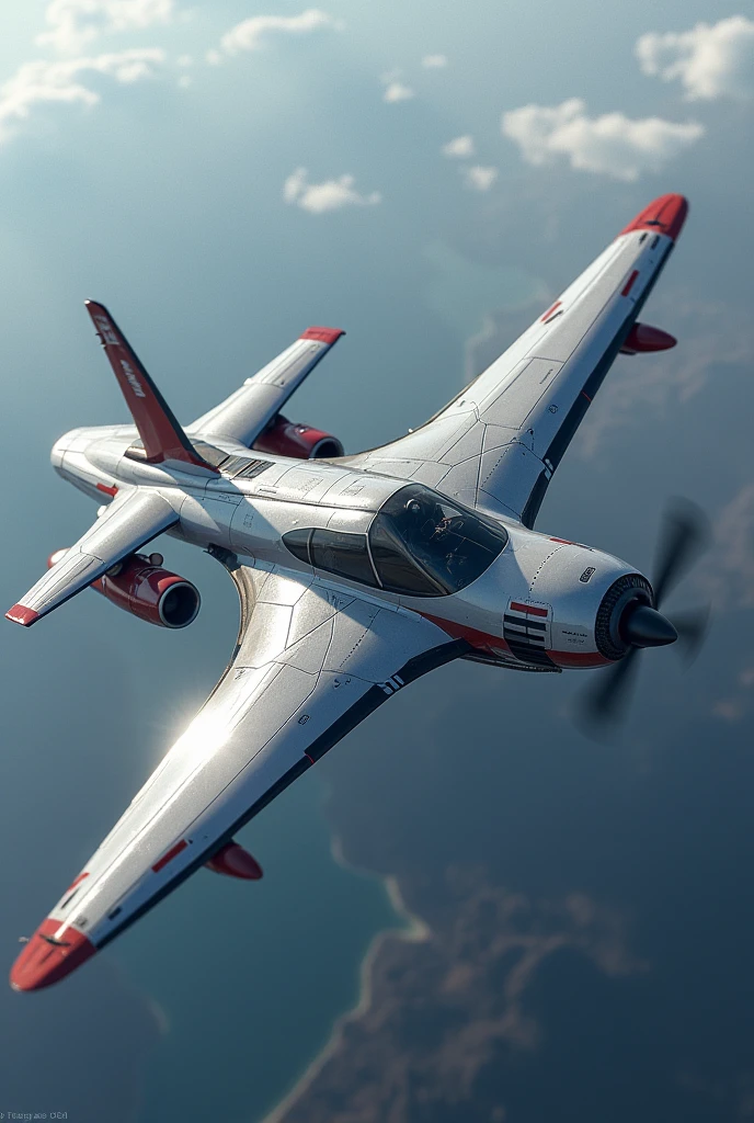 Configuration: Fixed-wing with a twin-engine layout.
Seating Arrangement: Side-by-side cockpit seating for two pilots (enhances situational awareness and communication).
Blade Type: Counter-rotating blades can be integrated as part of a twin-engine design for a unique aesthetic and efficiency, similar to a helicopter design but adapted for a fixed-wing aircraft layout. Wingspan: Approximately 40 feet (12 meters) to provide good lift and maneuverability.
Length: Around 35 feet (10.5 meters).
Height: Approximately 11 feet (3.35 meters).
Wing Area: 250 square feet (23 square meters) for enhanced lift and stability.