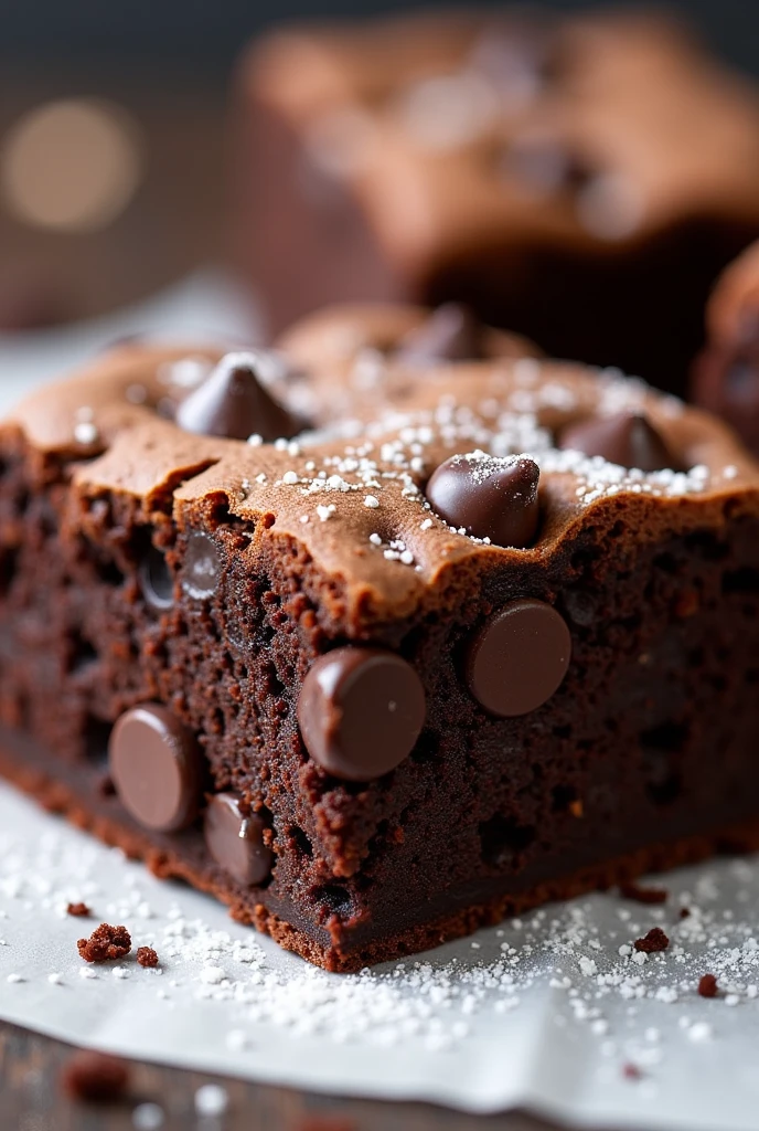 Chocolate chip brownie