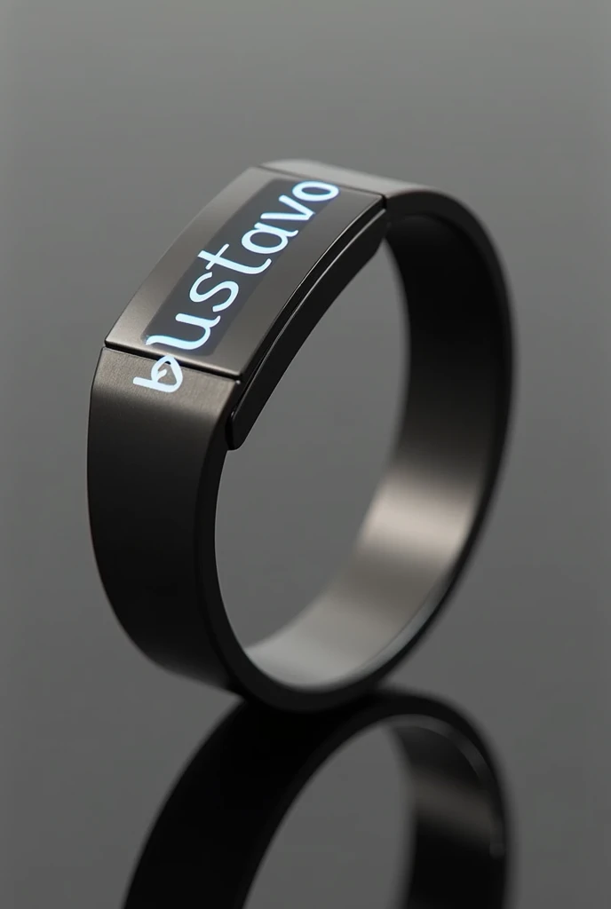 Create a custom language translating bracelet with the name Gustavo.
