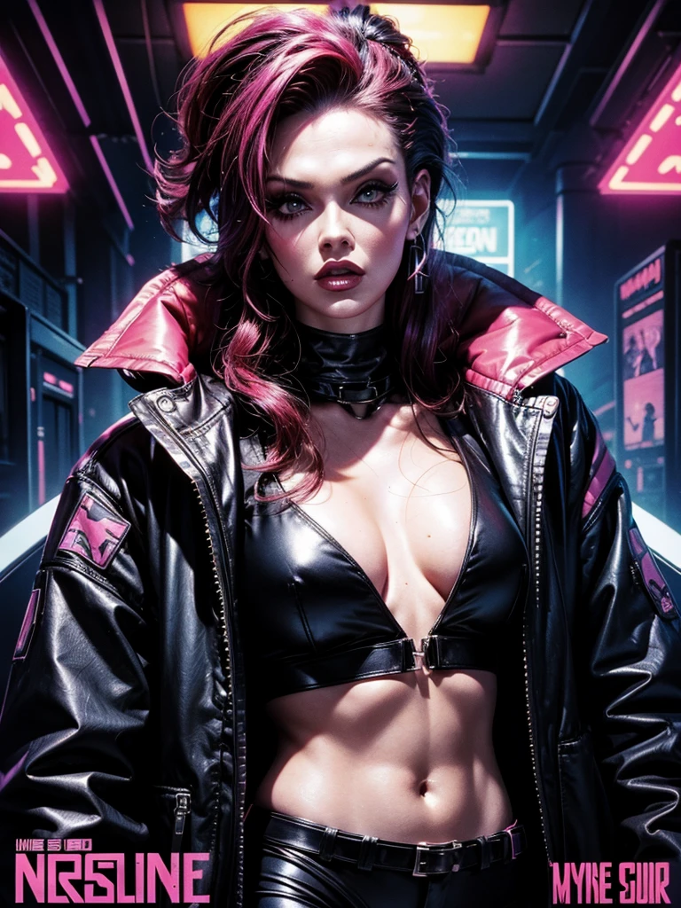 1980s, 1 Mann, Subscribe to, Pete Burns, cyberpunk, pastelle, sfw, dynamic, 80s Oversize Clothing, 80s Movie Poster Art Style