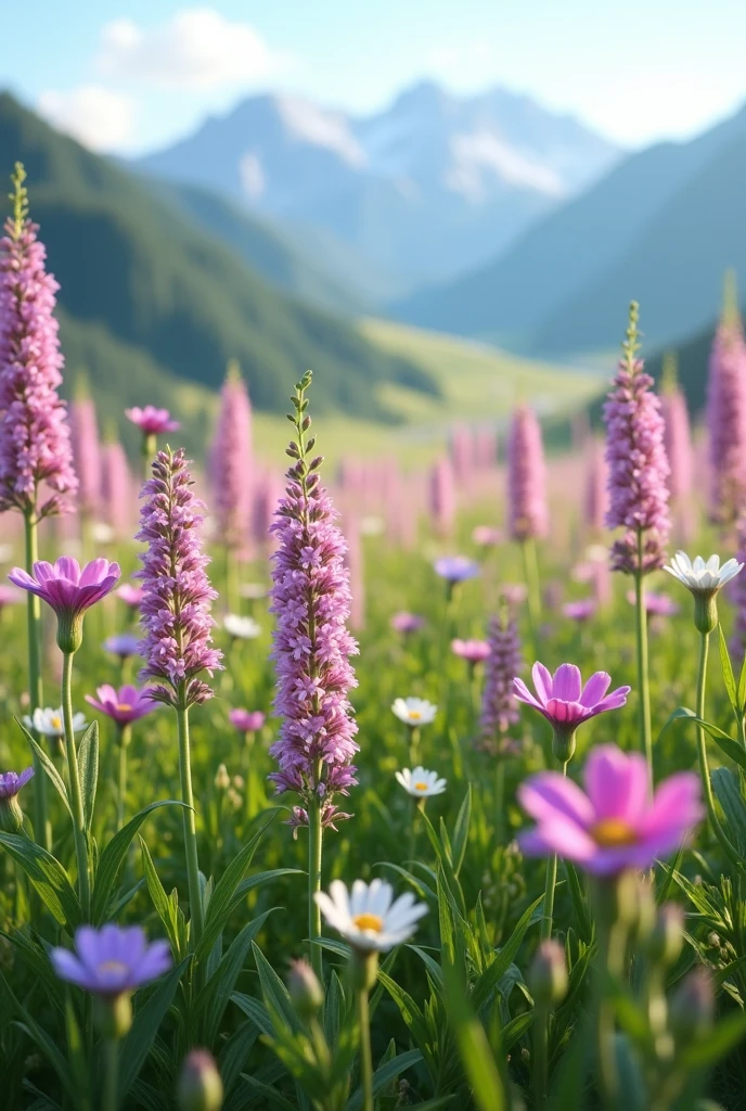 Wallflowers field, realistic