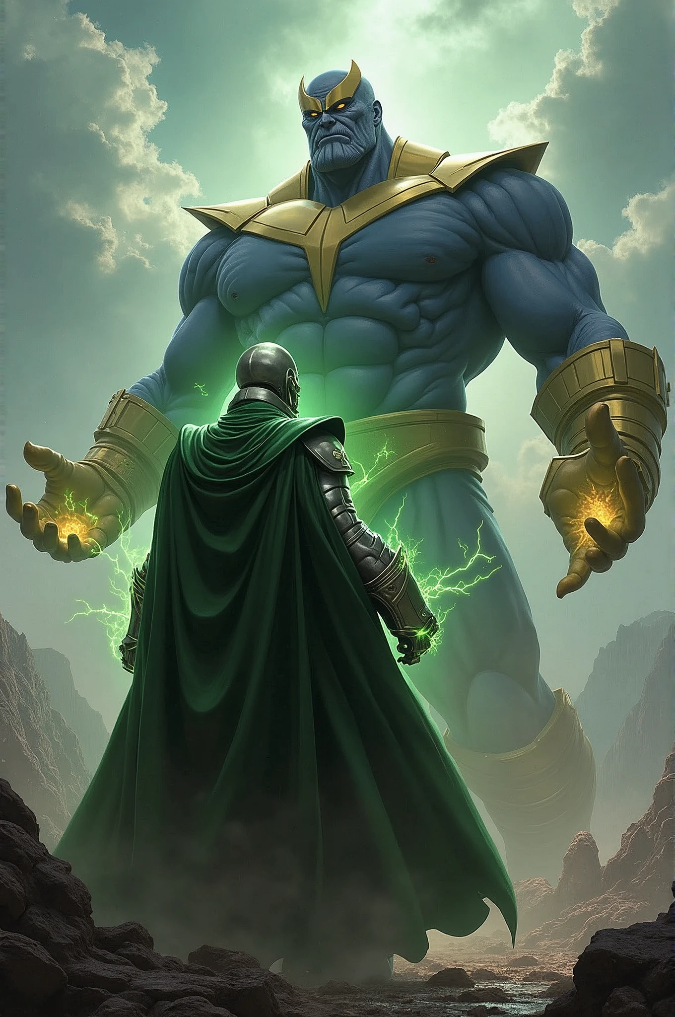Dr doom kill thanos by his mazik