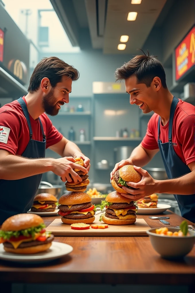 Messi Ronaldo Burgers