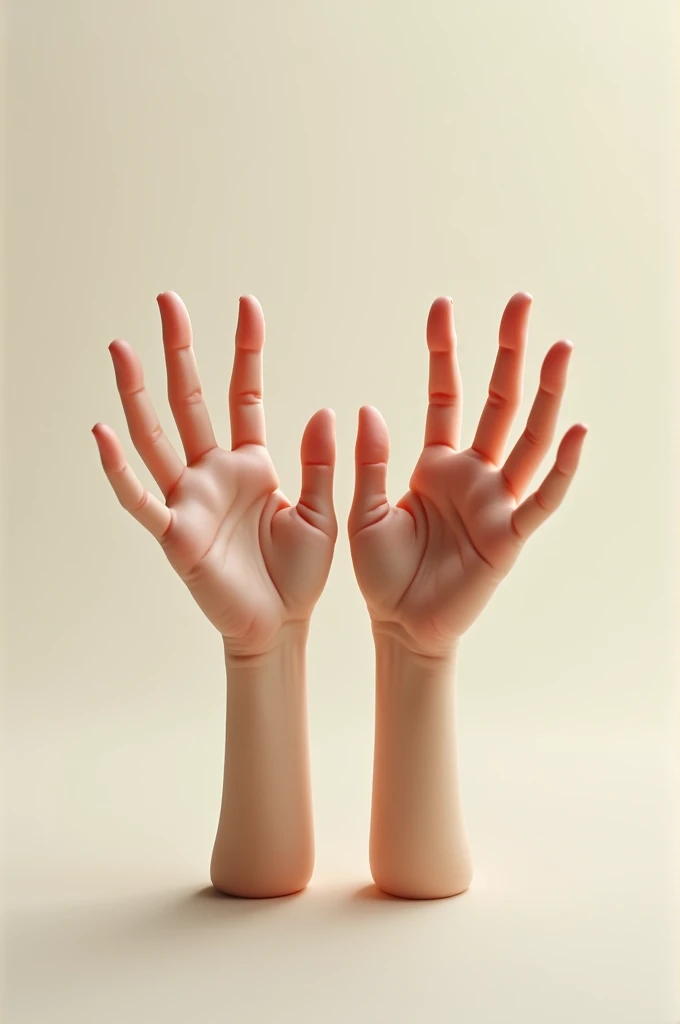 Create some tiny 4-fingered hands