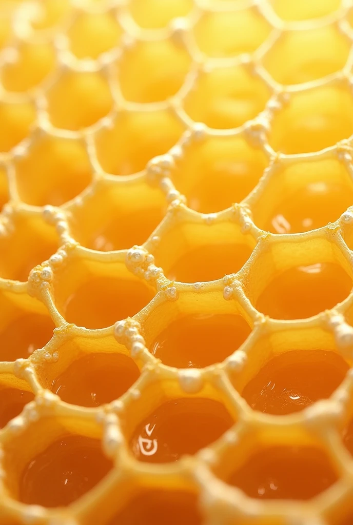 generate an image of multiple honeycombs, para por no background de um site web