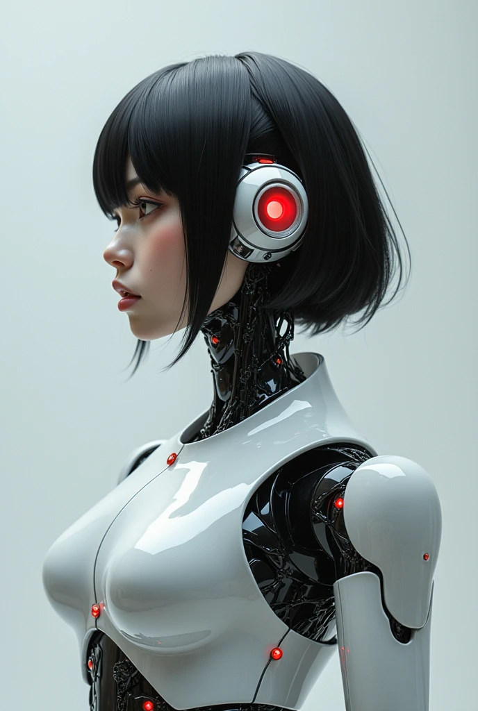 A robotic japanese girl