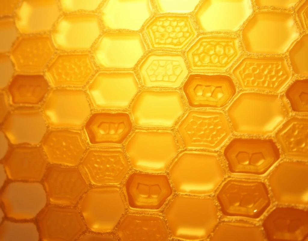 generate an image of multiple honeycombs, para por no background de um site web