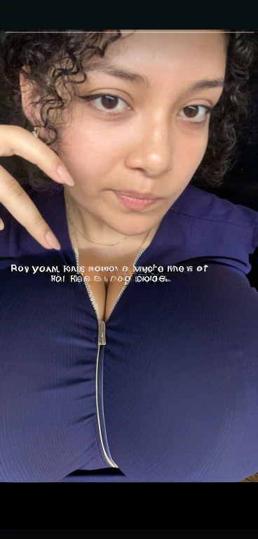 there is a woman that is holding a cell phone up to her ear, instagram story, 🤠 using a 🖥, profile picture, mai anh tran, profile shot, leaked photo, wholesome, profile pic, your mom, leaked image, in the background, smooth in _ the background, serena malyon, headshot profile picture,  post, Big tits, huge , no clothes, sexy, cute, minimal clothes, thick nipples, nipple piercings, large areola, hard nipples, piercing through shirt, nipples hard through shirt, busty, major cleavage, naked, ripping through top, fat bbw, fat stomach, chubby stomach, bbw, tits spilling over sides, bra too tight, giant , upper body zoom in, showing off huge , see through top, large areola showing, filipina, cute, nipples poking out, huge naked tits, from above, above pov, naked, cleavage from above 