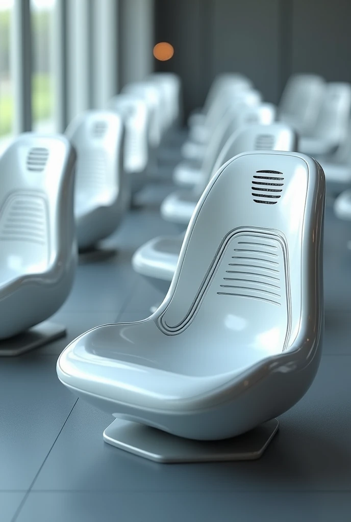 University chairs with built-in ventilation 