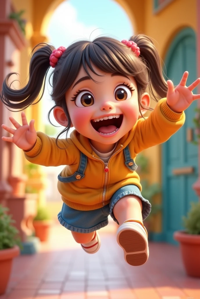 Excited girl
