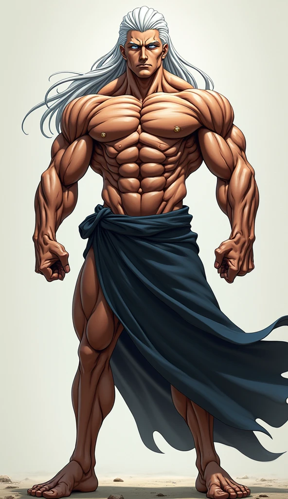 jujutsu kaisen satura gojo as super realistic bodybuilder 