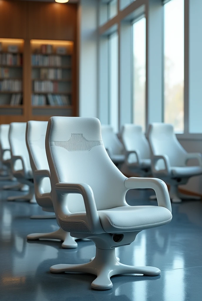 University chairs with Built-in Ventilation