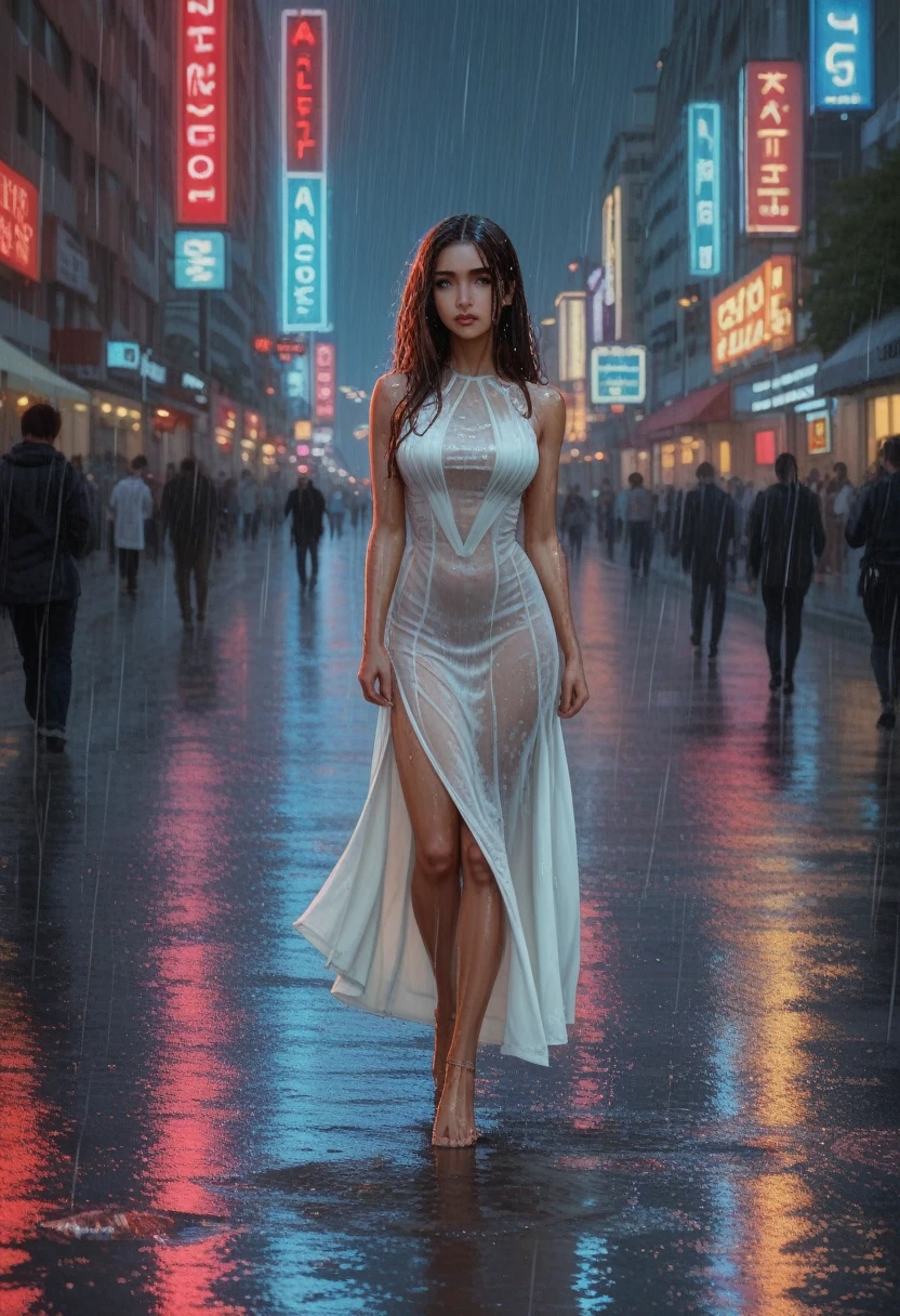 30 year old woman, exposed nipples, exposed breasts,(breasts outward in a transparent dress), dreamy night atmosphere, second life avatar, (full body), inside sleazy red light district street, atmospheric, detailed eyes and face, natural skin texture, dark and gloomy atmosphere, Score_9,score_8_up,score_7_up, photorealistic, masterpiece, ultra detailed, low light (soft light, sharp), moody lighting.