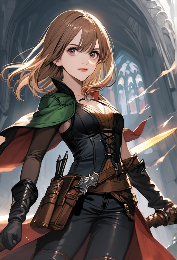 Emma Watson, fantasy rogue, daggers