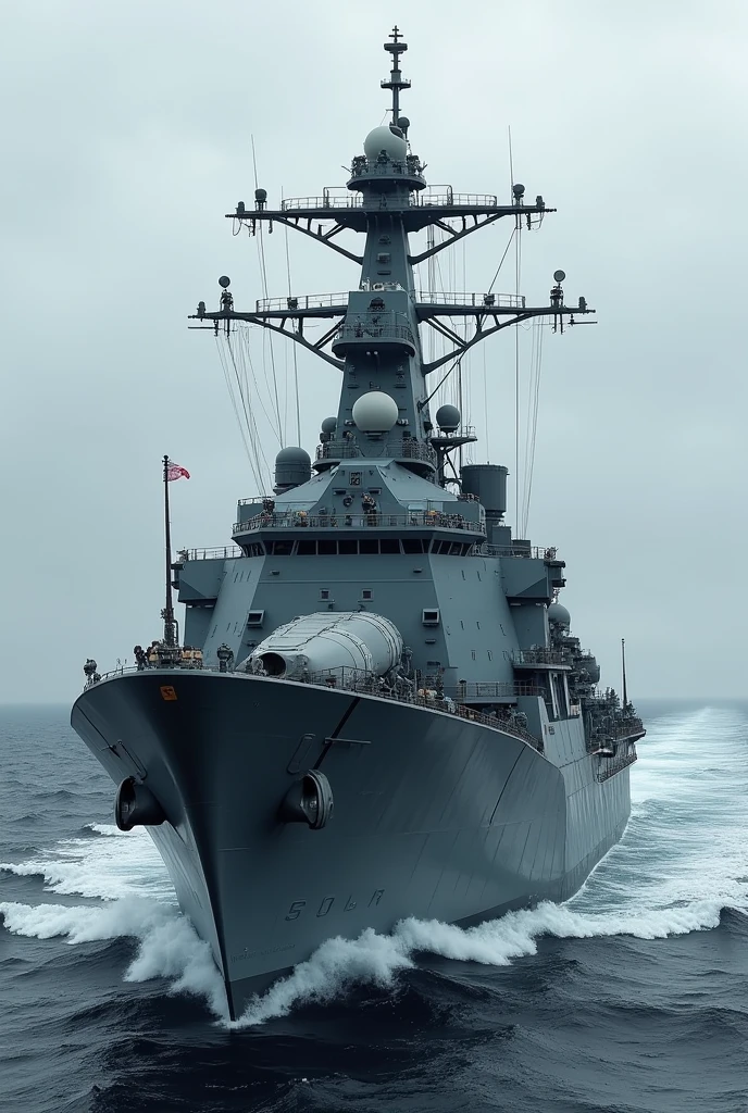 Advanced multi role military ship 