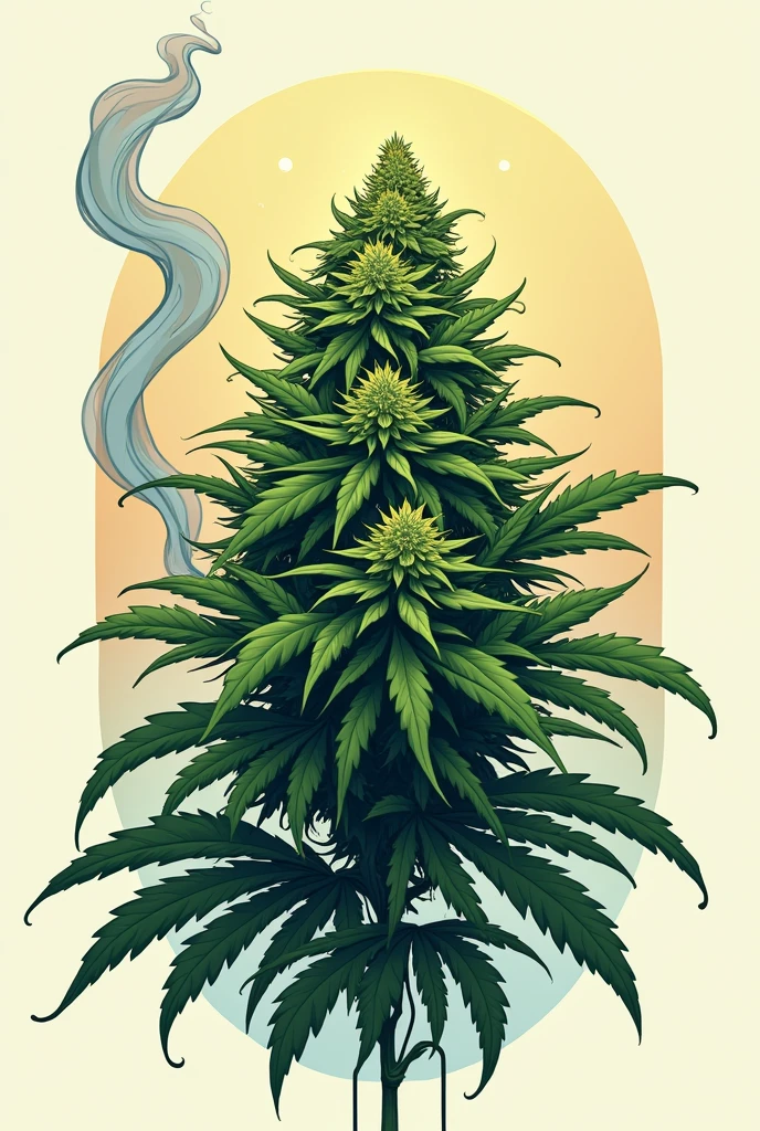 dope, type, animated bud, logo de animated bud, smoke, 420, high, buds, Smell 