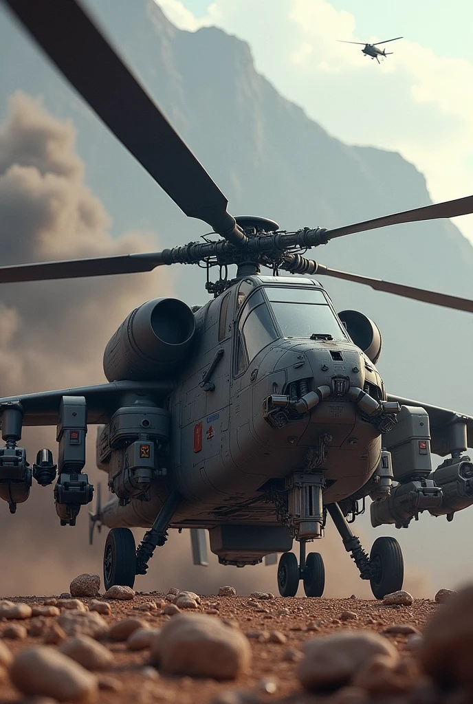 Multi role helicopter transport with attack and defense capabilities