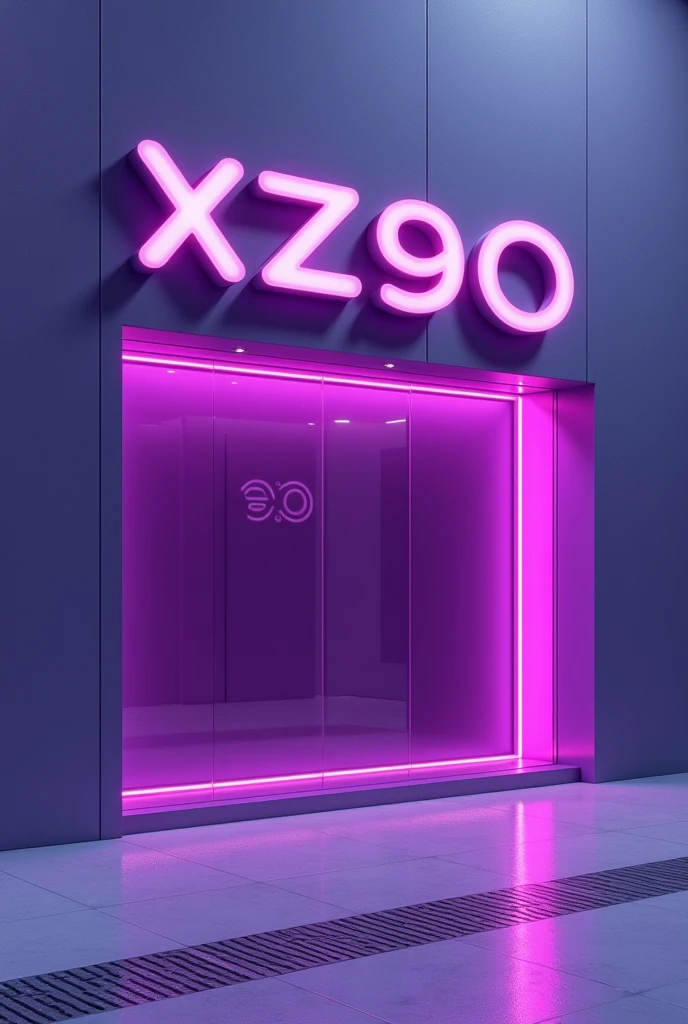 An image for a store that says "XZ90" and purple
