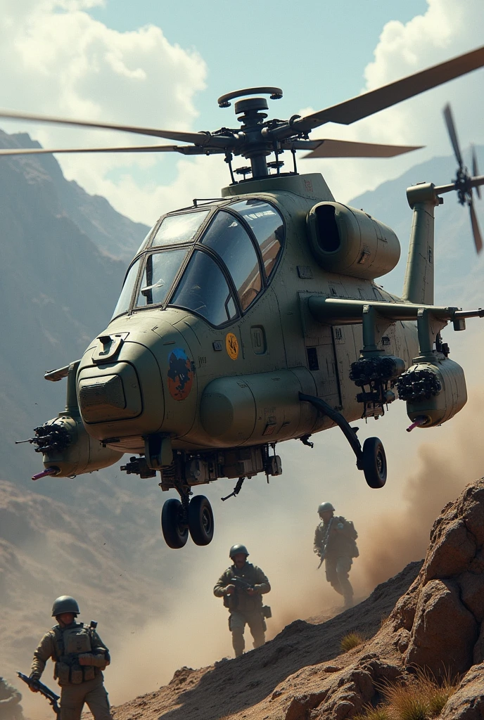 Multi role personal carrier helicopter transport with attack and defense capabilities