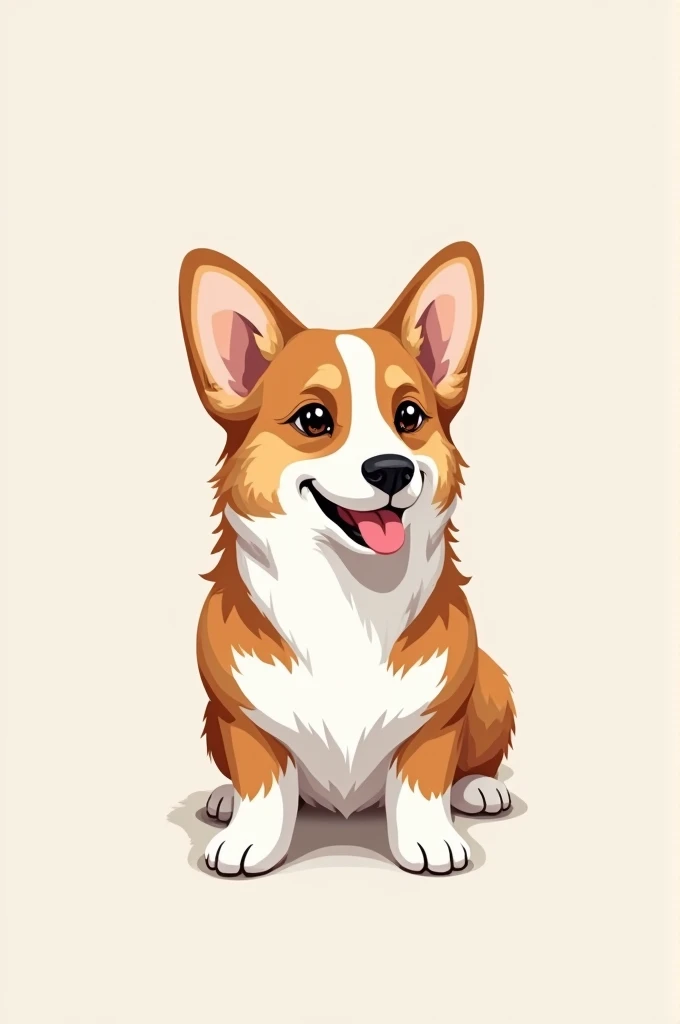 Corgi propre sur logo K'ouaf eden