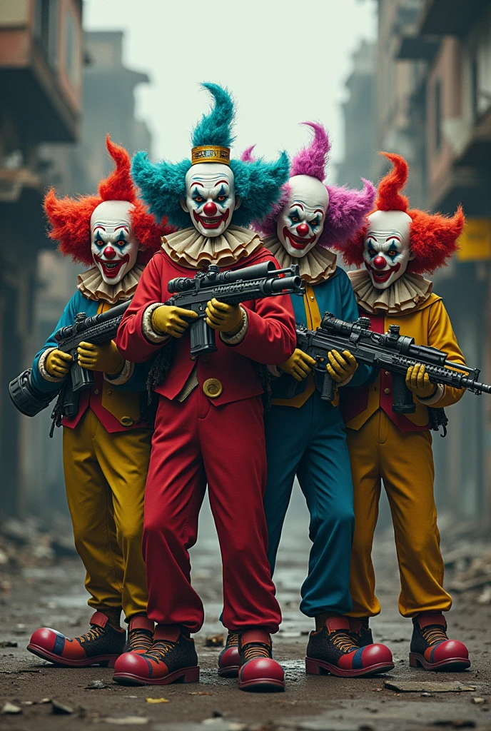 A bad squad from call of duty warzone clown