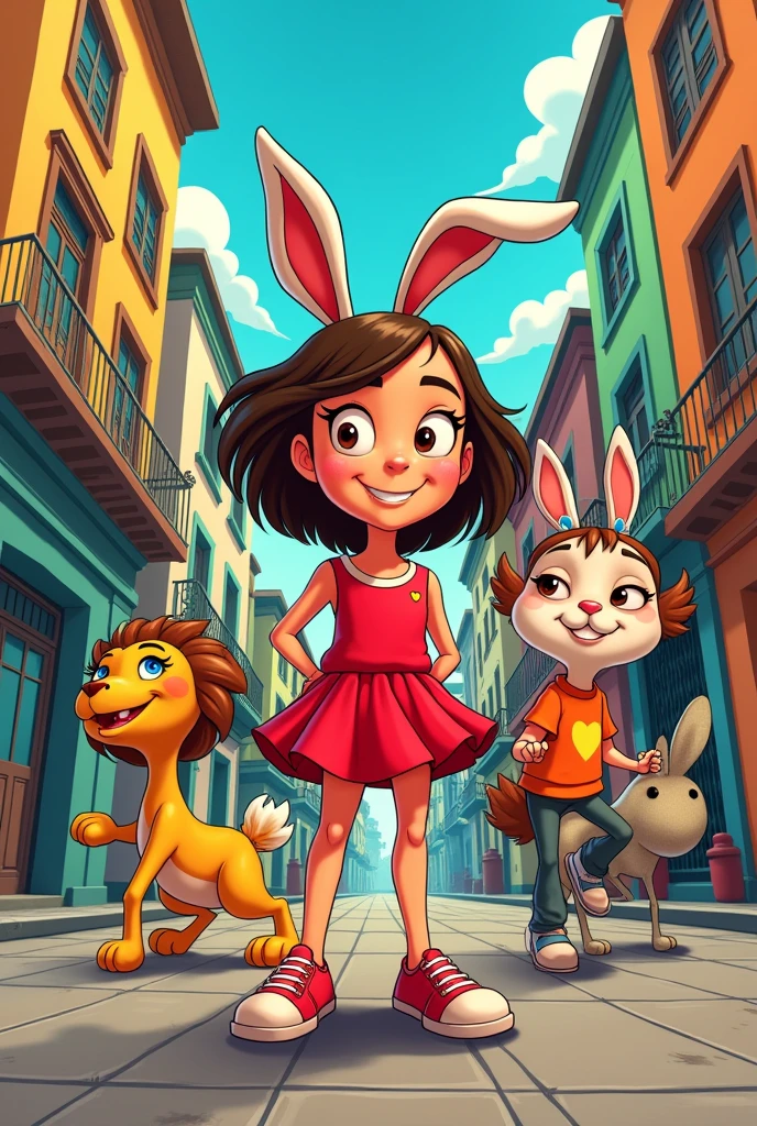 Create a comic book cover for Monica's Gang