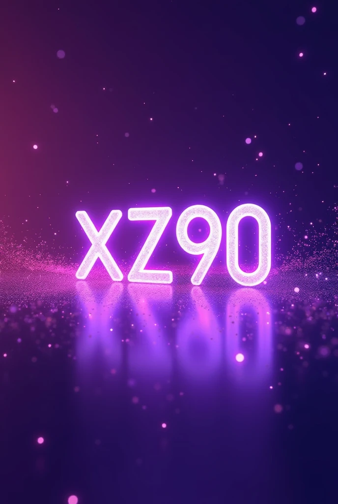 An image that says "XZ90" and the background is purple and there are particles