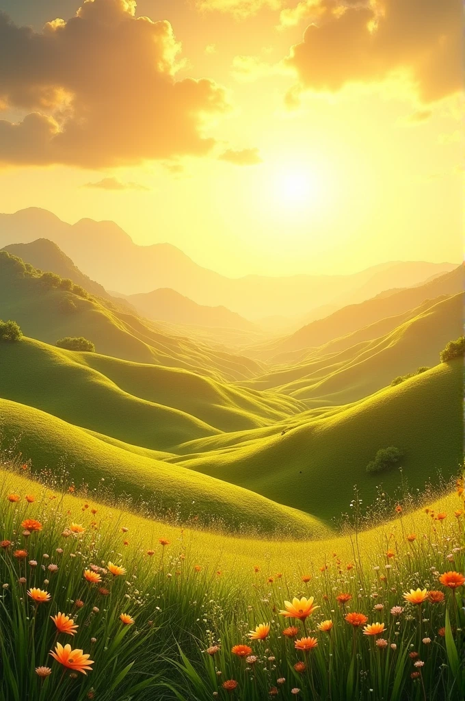 A good place on our earth, that shined like the fire of the sun and bathed in the wind