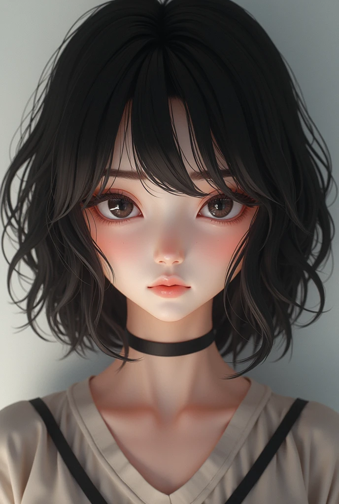 Skin color of a 23-year-old:White eye color: Black hair color:height of coffee:1. anime