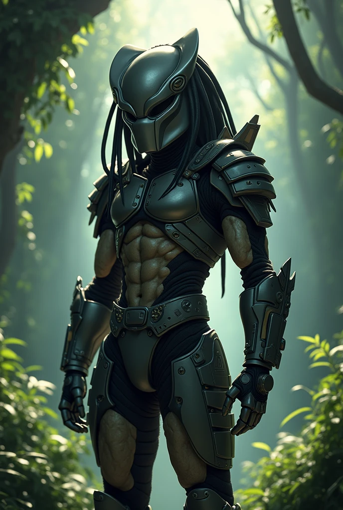 Izuku from the Predator's suit