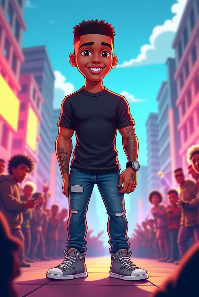 Cartoon Chris brown