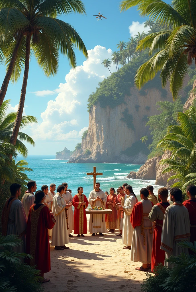 first mass in brazil