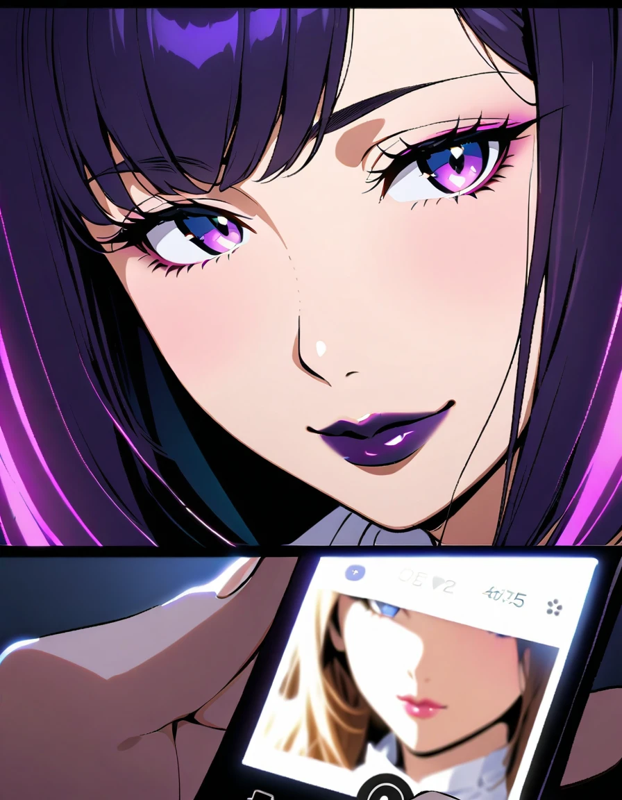 femme realiste arafed, femme, à, vêtements noirs, fille sexy aux yeux bruns, portrait sophie mudd, cheveux bruns et grands yeux, selfie d'une jeune femme, Yeux de chambre, violette myers, sans maquillage, Maquillage naturel, regarder directement la caméra, Visage avec Artgram, Maquillage subtil, Superbe photo du corps entier, dans la chambre, clivage