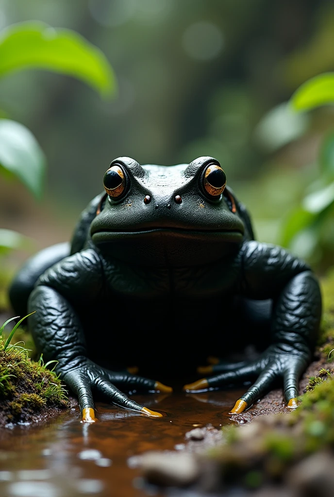 Black frog