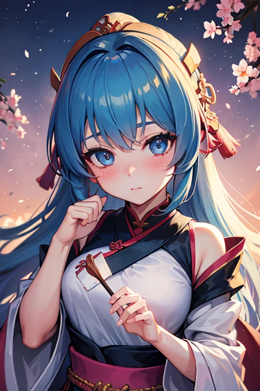best qualityer, work of art, wuxia1girl, korean dress, super beautiful face, super beautiful eyes, super beautiful hair, blush, looking ahead at viewer