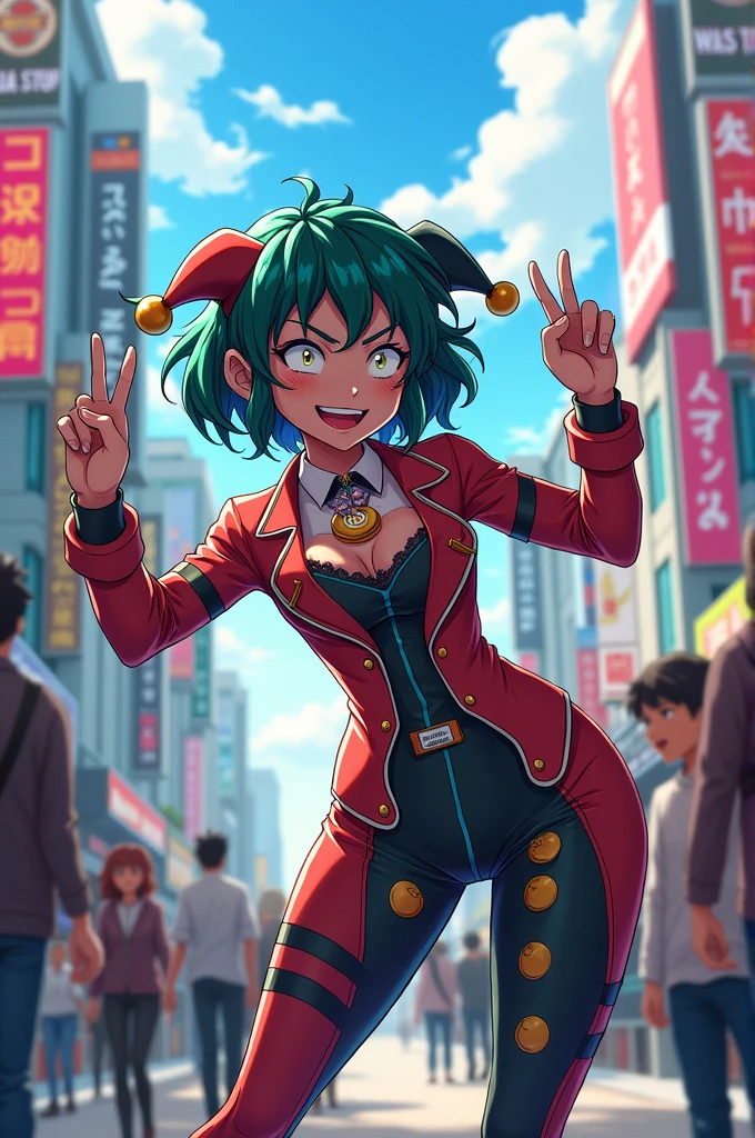 A personagem miss joke de my hero academia