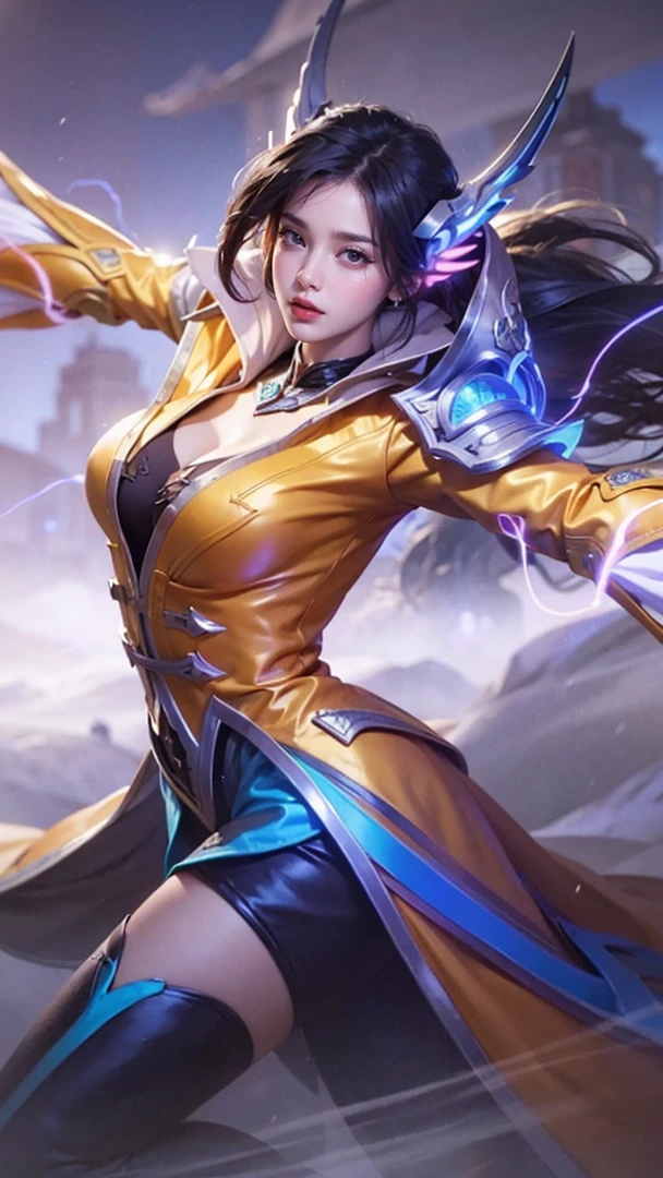 a close up of a 2 girls , black hair , big booobs , shadowbringers cinematic, 4 k detail fantasy, a beautiful fantasy empress, game cg, xianxia fantasy, xianxia hero, 2. 5 d cgi anime fantasy artwork, cinematic goddess close shot, ruan jia and artgerm, wow 4 k detail fantasy, hyperdetailed fantasy character