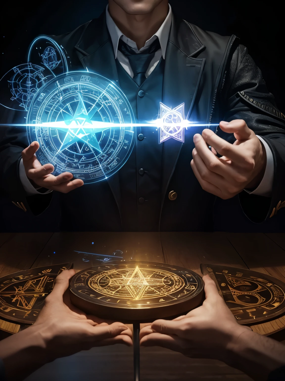 magic matrix, full of symbols