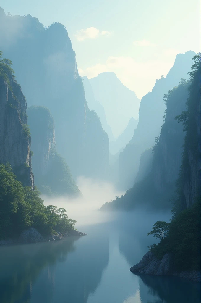 Sea of mist amidst the limestone mountains