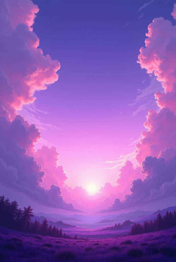 purple sky