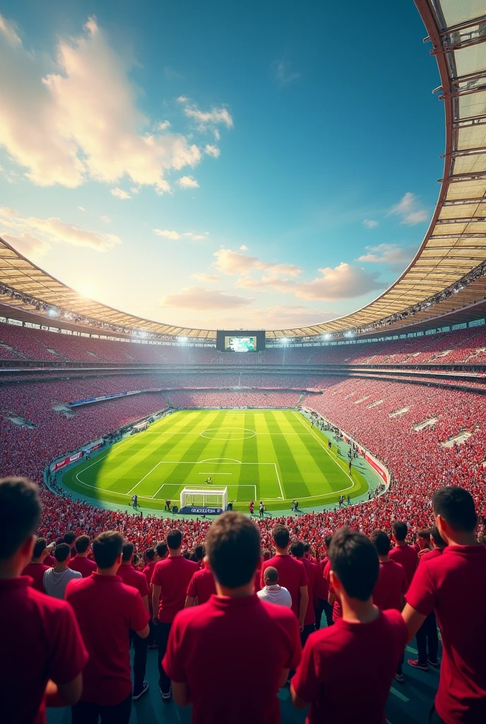 Create a TRAVEL advertisement for Qatar for the 2026 World Cup
