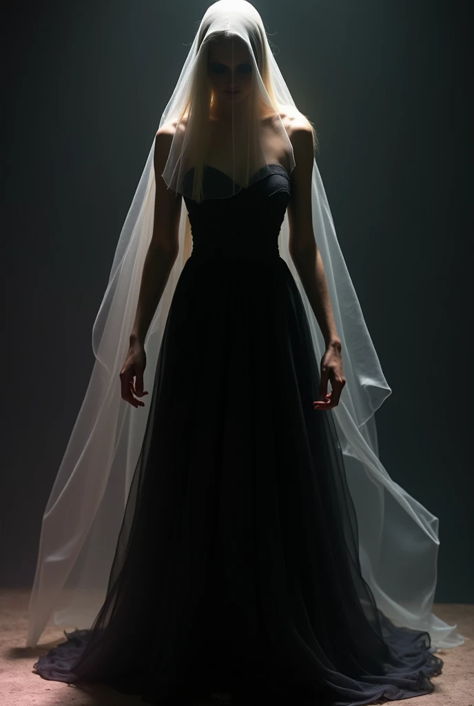pastel colors, like beige, yellow, white, pink, and light blue, shadow wich black dress and its background will be dark.