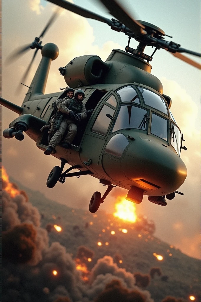 Helicopter crews got shot
