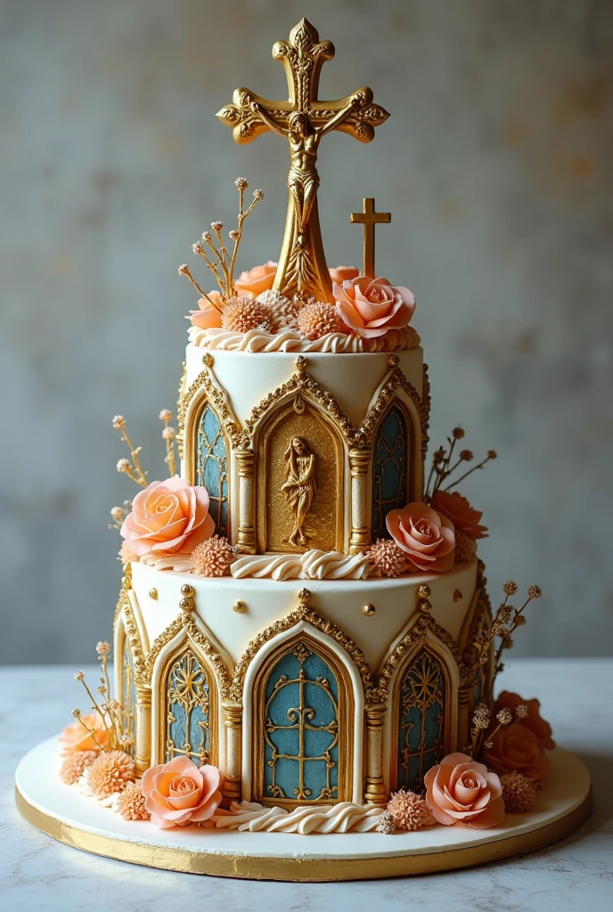 A cake with religious content for a man

