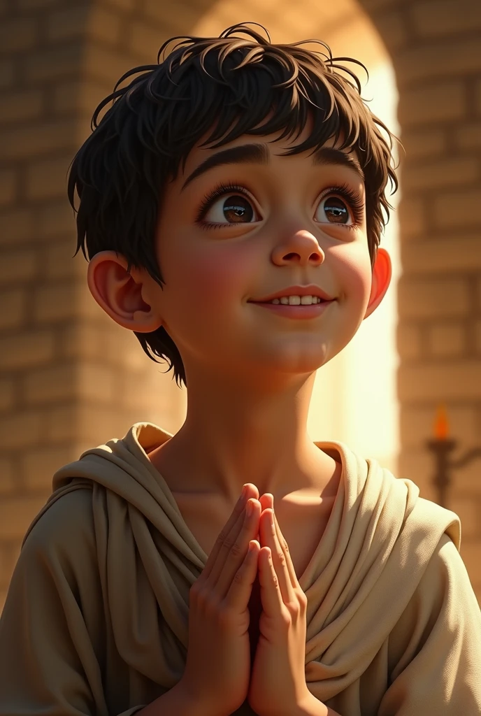 Young Samuel from the Bible 