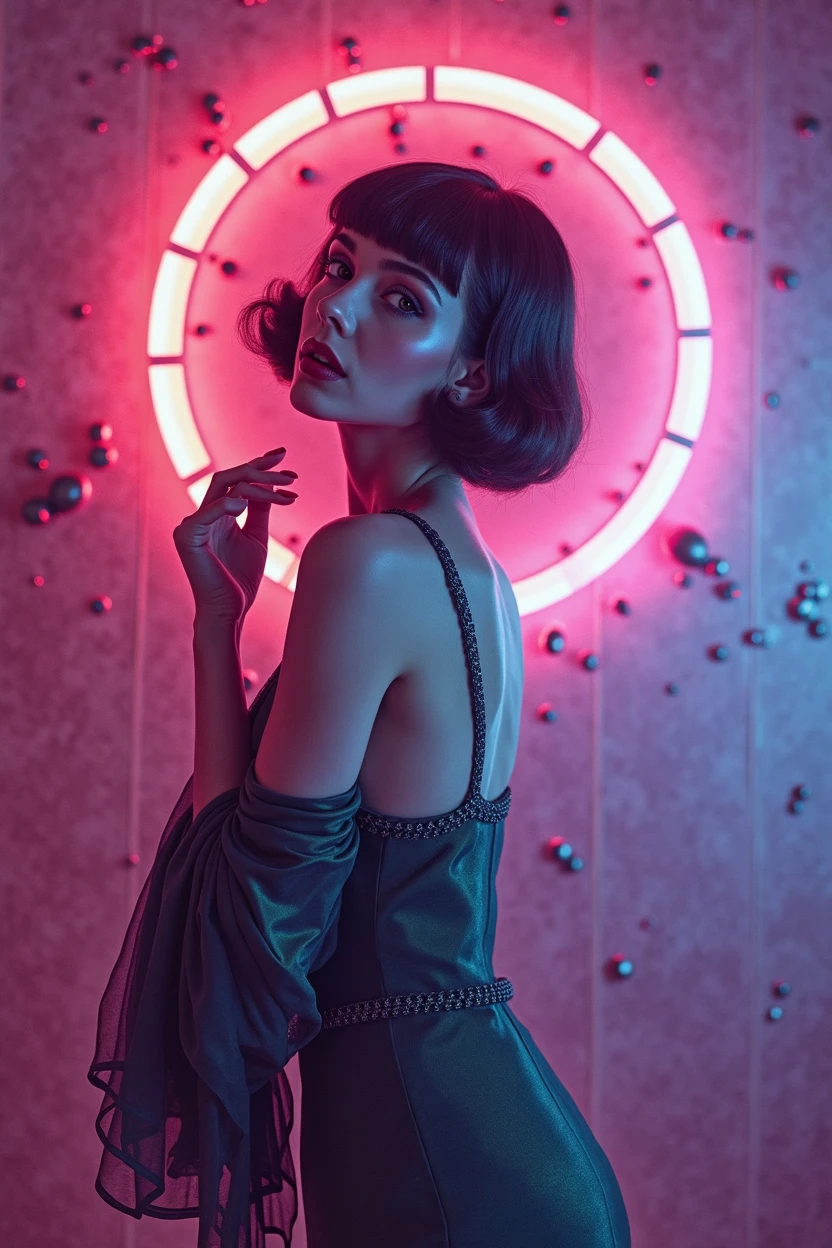 1girl,1920s woman,green dress,cubist,dark,cinematic portrait,geometric art deco painting,minimal,intricate details,dramatic lighting,high contrast,moody,chiaroscuro,elegant,striking pose,distinctive features,(best quality,4k,8k,highres,masterpiece:1.2),ultra-detailed,(realistic,photorealistic,photo-realistic:1.37),HDR,UHD,studio lighting,ultra-fine painting,sharp focus,physically-based rendering,extreme detail description,professional,vivid colors,bokeh