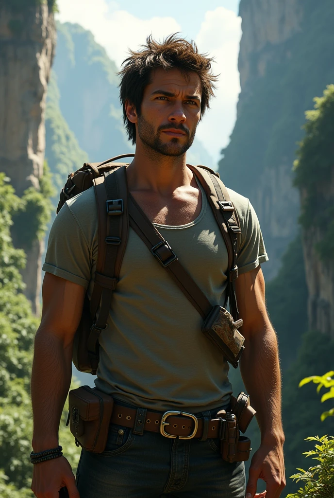 Fai un esploratore simile ad Uncharted giovane tra i 20 e 34 anni bianco